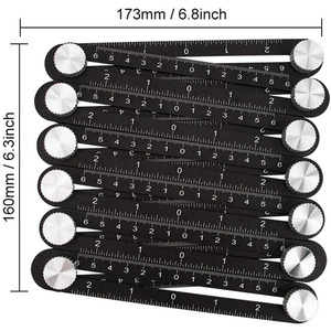 Regla de medición de buscador de ángulo duradero para constructores/Artesanos/carpinteros regla plegable Industrial <span class=keywords><strong>multi</strong></span>ángulo OEM personalizable - Product Image 2