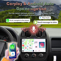 Jeep Compass voiture GPS 10-16 Radio lecteur multimédia 4 cœurs Radio universelle 2 + 64g système stéréo de voiture prise en charge Bluetooth