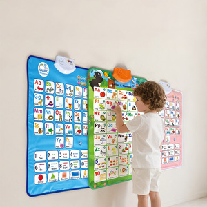 Trẻ em đánh vần đồ chơi tương tác học tiếng anh biểu đồ Bảng chữ cái Áp phích giáo dục ABC nói - Product Image 1