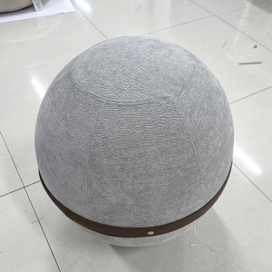 Housse antidérapante en coton pour ballon de grossesse avec poignée, housse écologique pour ballon d'exercice, chaise de <span class=keywords><strong>yoga</strong></span>, pilates et équilibre assis - Product Image 6