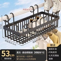Porte-linge portable en métal peu encombrant pour utilisation intérieure, extérieure et balcon