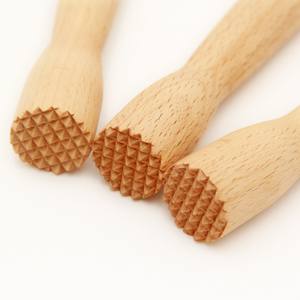 Presse à jus en bois naturel, vente d'usine, bâton de presse en bois de glace pilée, barre de boue outil de cuisine - Product Image 5