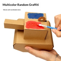 Modèles en papier 3D créatifs pour enfants, avion, char, voiture, sous-marin, jouets d'assemblage en carton, modèle personnalisable SGZY001, vente en gros