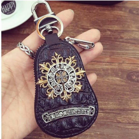 Universal Women Creative Leather Glitter Car Key Case - YHBrand Key Fob Cover Remote Control Bag