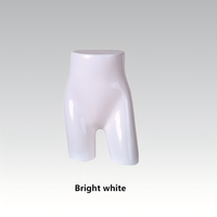 Maniquí Electrochapado para Ropa Interior, Exhibición en Escaparates de Tiendas de Ropa Femenina, Maniquí de Traje de Baño y Ropa Interior en Color Blanco Brillante y Dorado