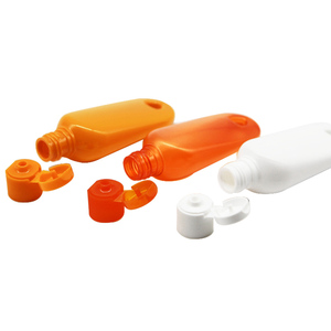 Tùy Chỉnh Mini Nhỏ <span class=keywords><strong>HDPE</strong></span> Mỹ Phẩm Chai Nhựa 30Ml 50Ml Du Lịch Container Bơm Phun Nước Rửa Tay Keychain Móc - Product Image 2