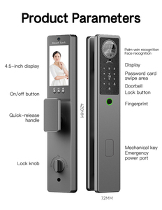 Умный замок для распознавания ладони с камерой - Product Image 6