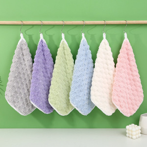 ผ้าเช็ดหน้าลายเมฆ 30x30 ซม. ดูดซับน้ำได้ดี สำหรับล้างหน้า ทำความสะอาดห้องครัว ห้องน้ำ ผ้าเช็ดมือ - Product Image 1