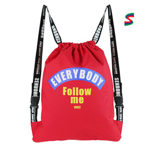 High Quality Customized Haitian Flag Fashion Design <b>Drawstring</b> <b>Bag</b> Portable Backpack Polyester <b>Large</b> Capacity Backpack - Product Image 3