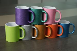 Tazas de Cerámica con Purpurina para Sublimación, Blancas, para Té con Leche, Café, Bebidas, <span class=keywords><strong>Taza</strong></span> de Porcelana de 11 oz, 330 ml - Product Image 6