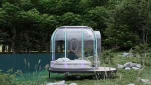 โดมโพลีคาร์บอเนตสำหรับห้องโดยสารที่เต็มไปด้วยดวงดาวในเยอรมันซึ่งสามารถทำให้2คนโรแมนติกได้เพลิดเพลินกับวิว360-dregree ดาว - Product Image 2