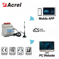 4G Acrel ADW300 IoT WiFi/4G/Lorawan Compteur d'énergie intelligent sans fil triphasé MQTT RS485 Modbus-RTU/TCP Surveillance de l'alimentation en ligne à distance