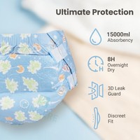 Super Absorbent Eco-Friendly Einweg-Windel mit Druck für erwachsene Männer in XL-Größe mit atmungsaktivem Deckblatt