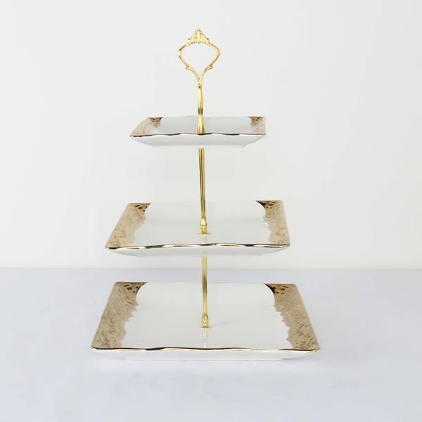 Présentoir à gâteaux à 3 étages