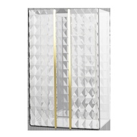Boîte à mouchoirs en plastique PET de luxe à texture diamantée, murale ou de bureau, pour salle de bain, salon, coiffeuse, distributeur de mouchoirs