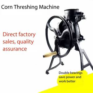 Fácil de operar Manivela de mano de aluminio Manual Pequeño maíz eléctrico Sheller <span class=keywords><strong>Trilladora</strong></span> de maíz Doble propósito Granja industrial de alta eficiencia - Product Image 6