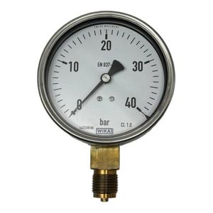 En837-1 áp kế CL. 1.0 0 40bar senkrecht aussengewinde 1 2 "Thương hiệu Mới ban đầu tại chỗ Thương hiệu Mới ban đầu - Product Image 1