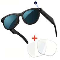 Lunettes Intelligentes IA Homme Femme, Contrôle Tactile Sportif, Caméra 200W Pixels, Anti-tremblement, Enregistrement Vidéo 1080P, Traduction Simultanée IA