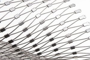 <span class=keywords><strong>Malla</strong></span> de Cable de Acero Inoxidable Simple pero Extraordinaria para Aislamiento de Patio de Villa Minimalista - Product Image 2