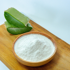 Polvo de aloe vera soluble en agua 100X con compatibilidad versátil para formulaciones de cuidado personal - Product Image 1
