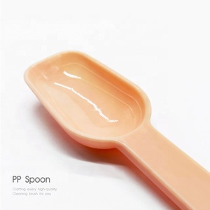 Cucchiaio di misurazione rosa 2-in-1 spazzola di plastica molto piccola <span class=keywords><strong>tutto</strong></span> <span class=keywords><strong>per</strong></span> lo strumento di pulizia della cucina 8-colori - Product Image 2