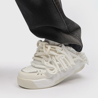 Dropshipping de chaussures de skate à plateforme chunky tendance avec logo personnalisé pour hommes baskets décontractées de créateur pour hommes