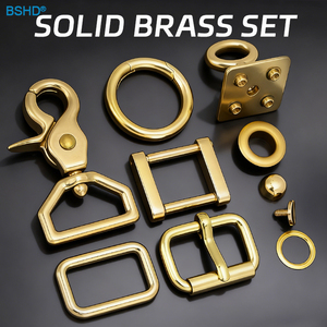 金属旋转眼卡扣触发弹簧钩实心黄铜卡扣包五金配件狗皮带 - Product Image 4