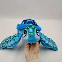 Venta al por mayor de peluche lindo de peluche realista océano tortuga Animal relleno mar Animal niños regalo de Navidad suave simulación tortuga marina