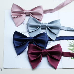 Noeud papillon coréen en polyester de style européen américain et britannique pour les mariages et les mariés Yan Hosting pour hommes - Product Image 2