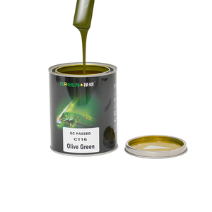 C116 1K vert <span class=keywords><strong>olive</strong></span> antirouille revêtement automatique finition <span class=keywords><strong>peinture</strong></span> fabrique marque pulvérisation haute brillance <span class=keywords><strong>couleur</strong></span> scintillement prix usine - Product Image 1