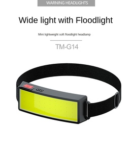 Faro delantero LED para bicicleta, <span class=keywords><strong>luz</strong></span> de inundación ancha con carga USB, COB - Product Image 6