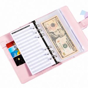 A6 PU Leather Hardcover Loose-Leaf Travel <b>Journal</b> with Zipper Closure 17 Sheets for Office Learning and School Use - Product Image 1