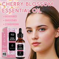 Huile essentielle de Sakura, arôme floral pour diffuseur, huile de massage relaxante pour spa à domicile, soin de la peau, huiles essentielles biologiques OEM ODM