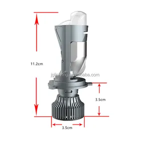 JG H4 G29แบบ Bi โปรเจคเตอร์ไฟหน้ารถแบบ LED โปรเจคเตอร์แสงเลเซอร์ H11ไฟหน้า LED ปรับแต่งได้