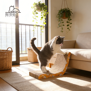 Factory Wholesale <strong>Cat</strong> Scratching Board Wavy <strong>Cat</strong> Scratching Board <strong>Sofa</strong> Round Oval <strong>Cat</strong> Scratching Bowl L-type Grinding - Product Image 3