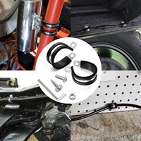 Collier de serrage en caoutchouc personnalisé de type R/P en acier inoxydable 304 à dégagement rapide pour tuyaux en PVC