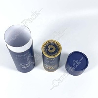 Boîte tubulaire en carton à impression personnalisée, cylindre rond, biodégradable, Thermos, tasse, fléchettes, parfum, artisanat, boîtes d'emballage