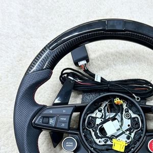 Volant en fibre de carbone LED de qualité supérieure pour <span class=keywords><strong>Audi</strong></span> A3 8V 8Y A4 A6 B8 B9 Série <span class=keywords><strong>Q</strong></span> R8 S RS - Product Image 6