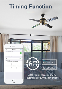 L8-HF Smart Life WiFi Mesh Dokunmatik Panel 10A Cam Akıllı Fan Anahtarı AB - Product Image 6