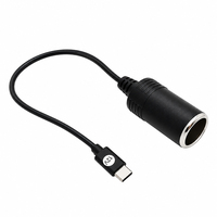 Câble adaptateur 12V DC avec prise allume-cigare pour chargeur de voiture USB avec PD3.0, idéal pour les voyages, chargeur de voiture USB d'usine