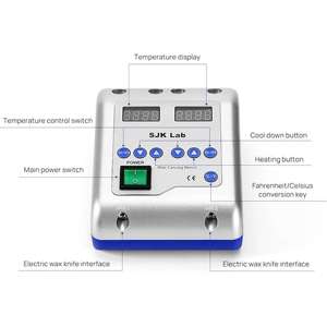 <span class=keywords><strong>Kit</strong></span> Elettrico per Modellazione Cera Dentale con Doppia Penna per Intaglio e Coltello per Cera, Macchinario in Metallo Certificato CE - Product Image 4