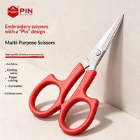 Vente directe usine – Ciseaux de broderie à pointe fine en acier inoxydable, résistants à la rouille, pour étudiants et usage bureautique