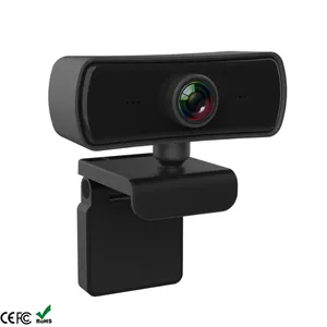 CE ROHS Webcam Gaming HD 2K PC, Kamera Web Jenius 100% P Kualitas 1440P dengan Kamera Mikro untuk Skype/Live