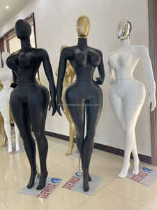 Mannequin sans tête en plastique ABS, taille plus, femme, gros seins, gros fessier, sexy, pose debout, vitrine - Product Image 2