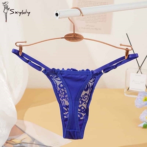 Hot low rise sexy ren trong suốt <span class=keywords><strong>g</strong></span> chuỗi thong Quần Lót Phụ nữ cotton crotch thoáng khí sexy cô <span class=keywords><strong>g</strong></span>ái có thể điều chỉnh eo ban nhạc thong - Product Image 4