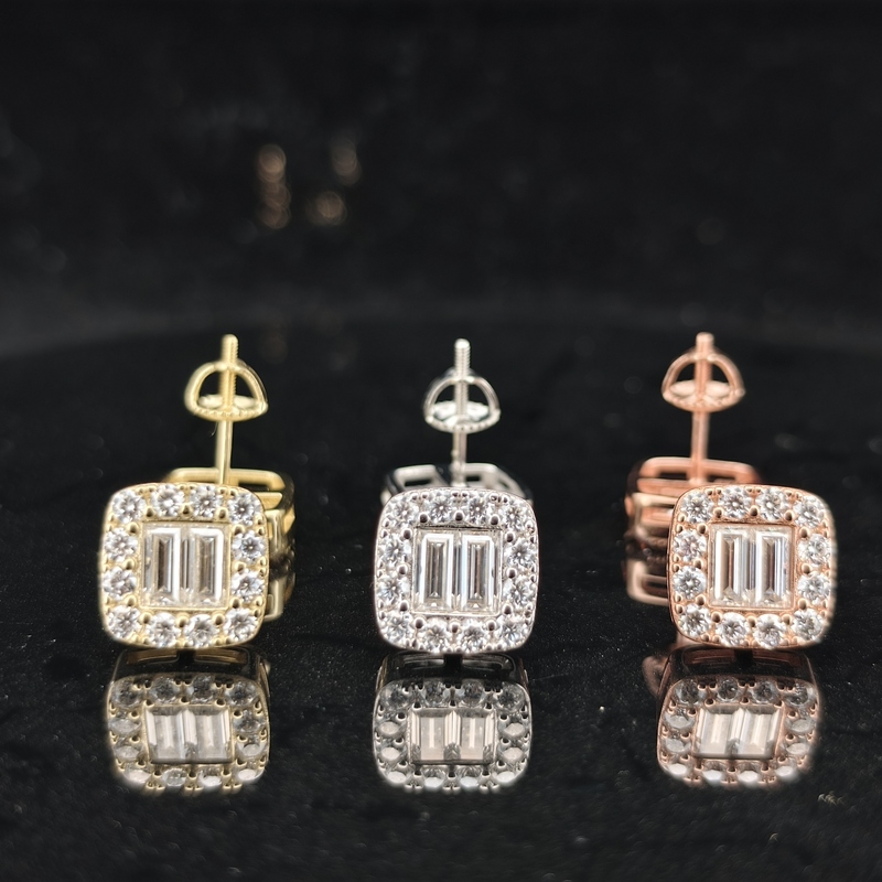 D VVS1 Moissanite Stud 0 5ct
