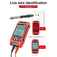 Multimètre numérique 6000/9999 points True RMS, testeur automatique de capacité électrique, température, résistance et transistors