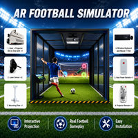 Máquina de Juego Simulador de Fútbol AR BLEE, Máquina de Entretenimiento Interactiva, Simulador de Fútbol con Proyección Deportiva Digital Sensorial