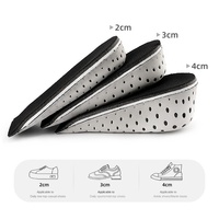 Semelles intérieures thermiques et sportives en EVA invisibles pour augmenter la taille, pour hommes et femmes, hauteur de 2-3 cm