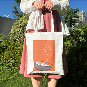 Sac fourre-tout en coton biologique personnalisé avec impressions, sac de shopping en toile recyclable, meilleur prix - Product Image 5